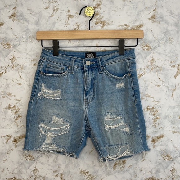 Simple Society Pants - Simple Society Distressed Shorts l SIZE 25